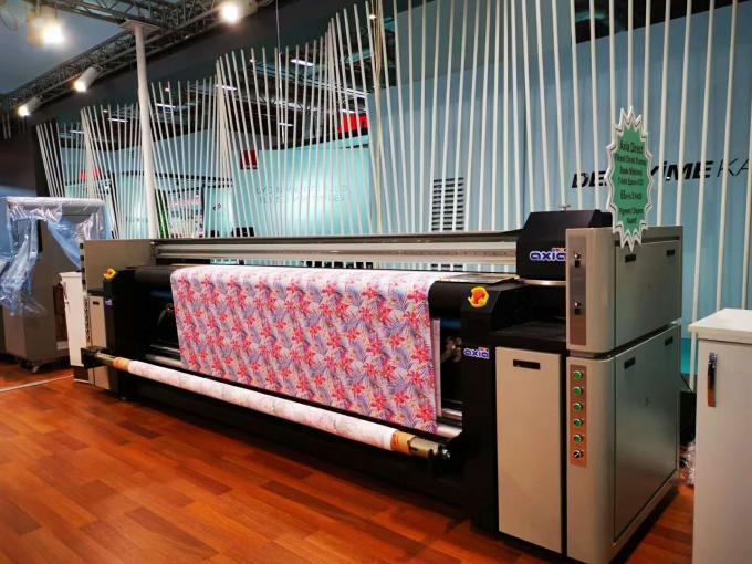 1.0m Geniş Silindir Stili Tekstil Kalender Makinası Süblimasyon Baskı Isı Basın Makinesi 2