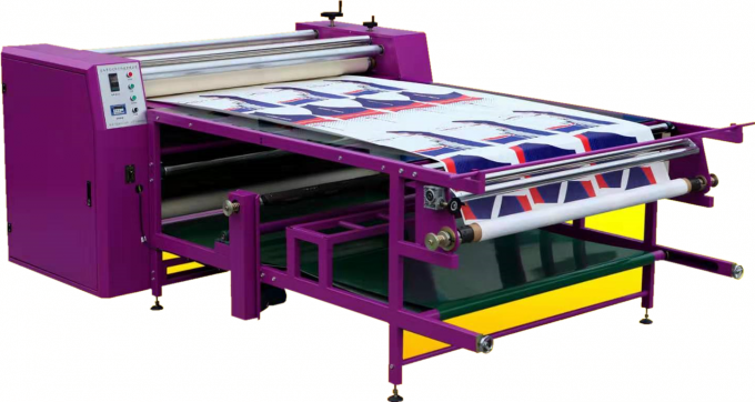 Rotary 1600mm Transfer Baskı Tekstil Kalender Makinesi 1