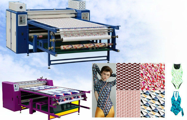 Döner Kumaş Tekstil Kalender Makinası Termal Transfer Pres Baskı Makinesi 2