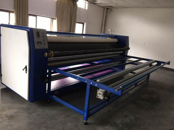 Rotary 1600mm Transfer Baskı Tekstil Kalender Makinesi 4