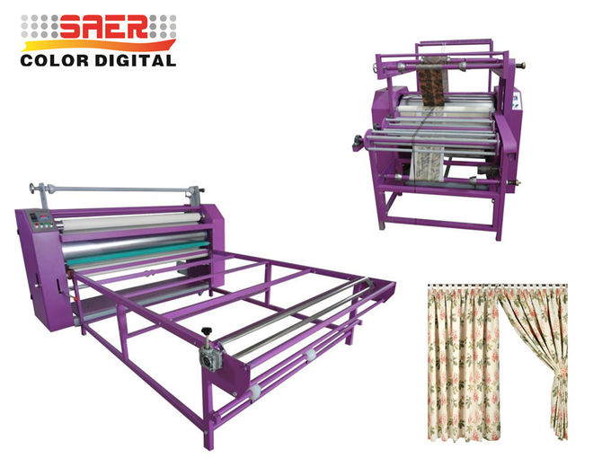 Rotary 1600mm Transfer Baskı Tekstil Kalender Makinesi 3