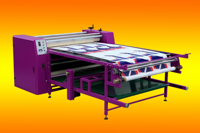 Otomatik 1.9m Tekstil Kumaş Kalender Makinası Isı Presli Kumaş Terbiye Makinesi 0