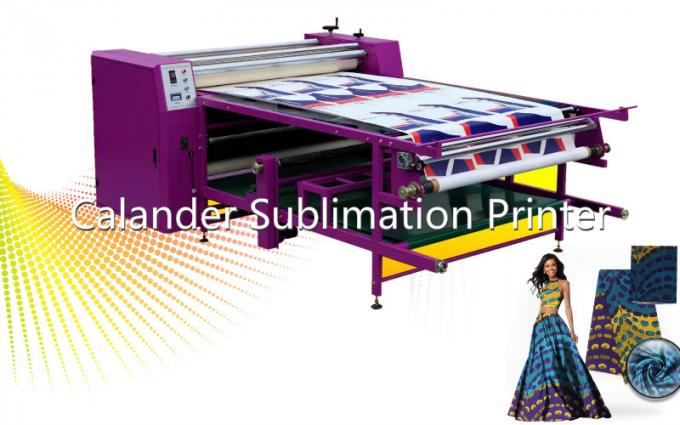 Tekstil Takvimi Kumaş Isı Basın Transfer Makinesi Flatbed Rulo Isı Basın Makinesi 0