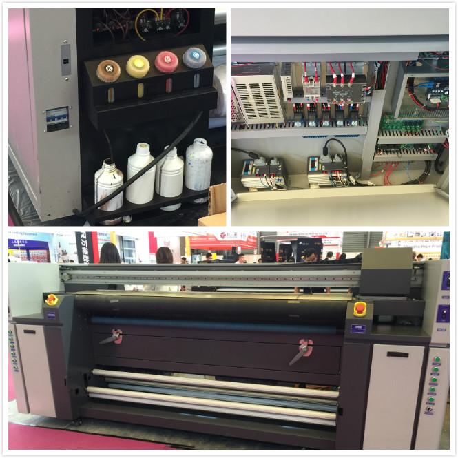2000mm Genişlik 1800dpi Pigment Mürekkep Sabitleme Kumaş Çizici 5