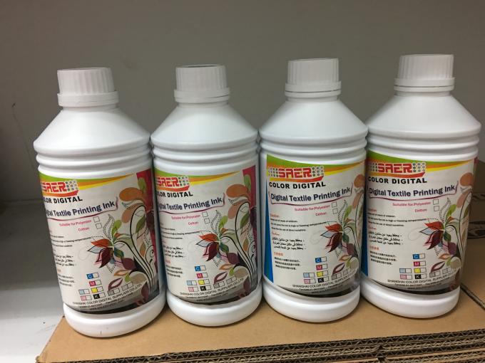 1800DPI Geniş Format Çift CMYK Dijital Tekstil Yazıcısı 0