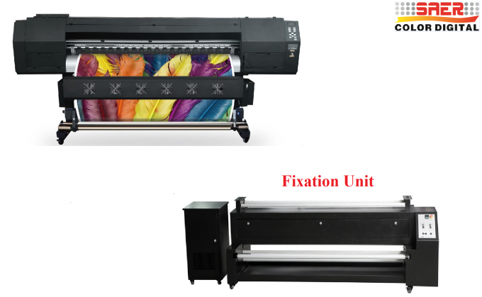 CMYK Banner Polyester Kumaş Bayrak Baskı Makinesi 7