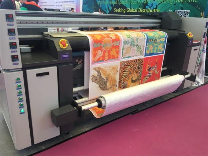 Dijital Renkli Kumaş Tekstil Polyester Baskı Makinesi / Sublime Mürekkep Yazıcı 1