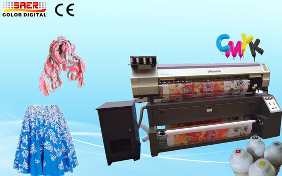 Polyester, Pamuk, Keten için Dijital Mimaki Tekstil Yazıcı Boya Süblimasyon Yazıcı