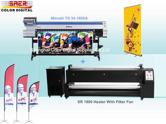 Mimaki Tekstil Yazıcı, Sublime Isıtıcı ile Birlikte Epson Kafalı