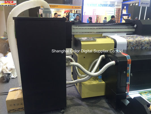 Dört Epson Baskı Kafalı Açık Hava Doğrudan Tekstil Baskı Hizmeti Açılır Yazıcı