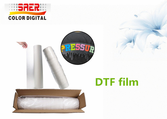0.30 X 100M DTF Film Mürekkep Püskürtmeli Soğuk Soyma Isı Transfer Baskı Filmi