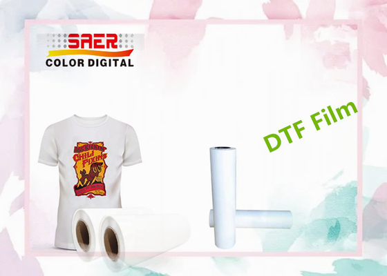 T-shirt yazıcı için Dijital Mürekkep Püskürtmeli Baskı Dtf Pet Film Rulosu