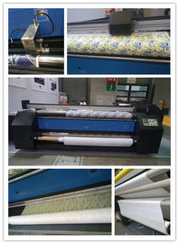 Otomatik Besleme Ve Doğrudan Rulo Polyester Kumaş Plotter Kumaş Baskı Makinesi