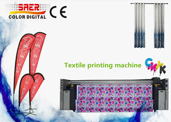 SAER CSR2200 Bayrak Afiş Polyester Kumaş Yazıcı / Doğrudan Tekstil Yazıcı