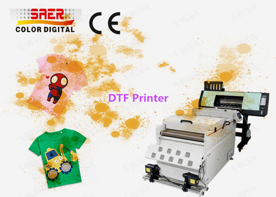 Dijital 60cm mürekkep püskürtücü tişört baskı makinesi ısı transferi PET film DTF yazıcısı