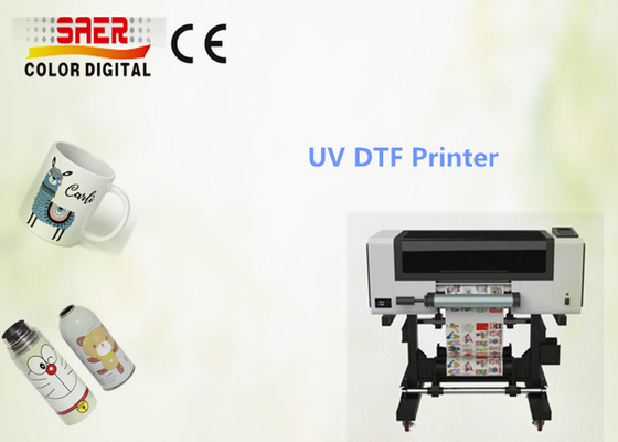 Roll To Roll UV DTF yazıcısı PET A B film yapımı Logo yazıcısı UV DTF transfer çıkartmaları