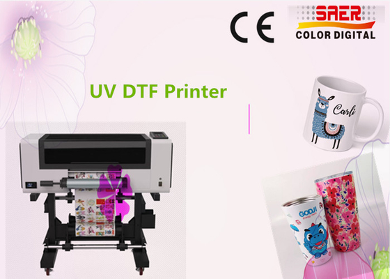 UV DTF yazıcısı tam seti AB film otomatik A3 UV düz yatak lak yazıcısı