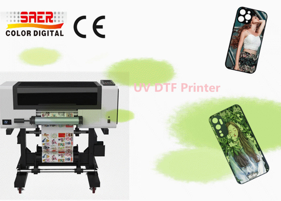 A3 UV DTF yazıcısı, telefon kılıfı, cam, silindir şişe kimlik kartı yazıcısı UV etiket yazıcısı