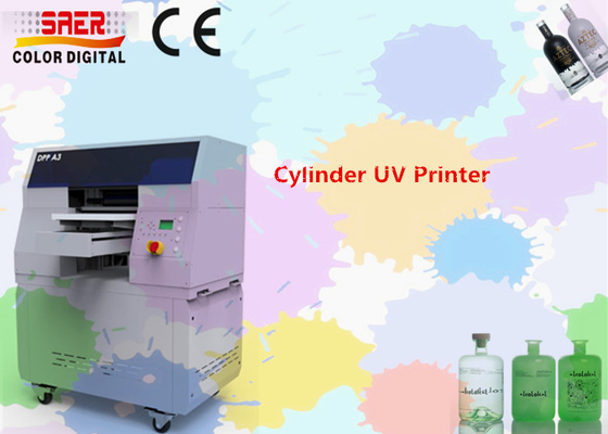 Metal / Kavanoz / Konserve / Şişe Silindirik UV şişe yazıcısı Max yazıcı derinliği 12mm