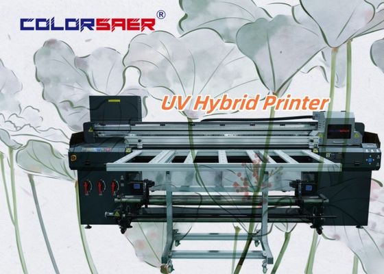 6 fit düz yatak ve yuvarlama yuvarlama UV hibrit yazıcı afiş banner çıkartma tavan filmi büyük formatlı plotter
