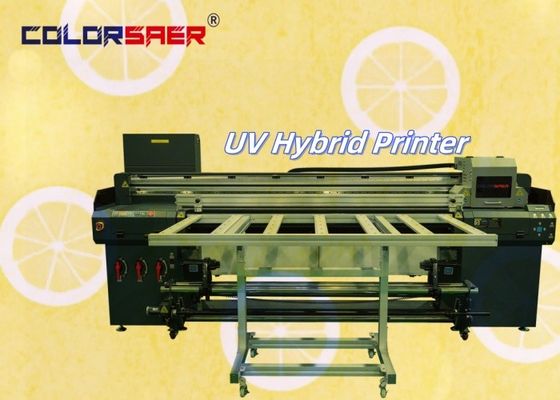 Fabrika Satışı Otomatik Dijital UV Mürekkep Atış Çizgici Düz yatak ve Yuvarlak Yuvarlak UV Hibrit Yazıcı