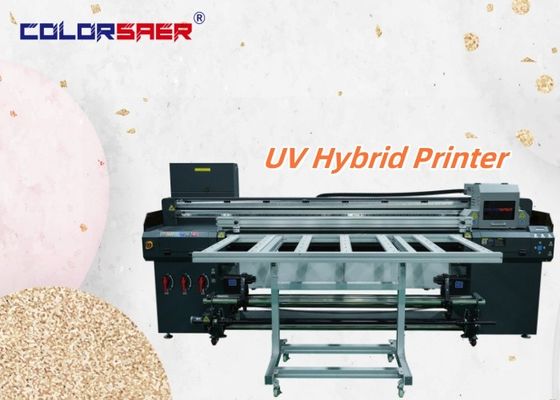 Yüksek Hızlı Büyük Formattaki Düz Yataklı Ve Yuvarlak Düz Dijital UV Baskı Makinesi