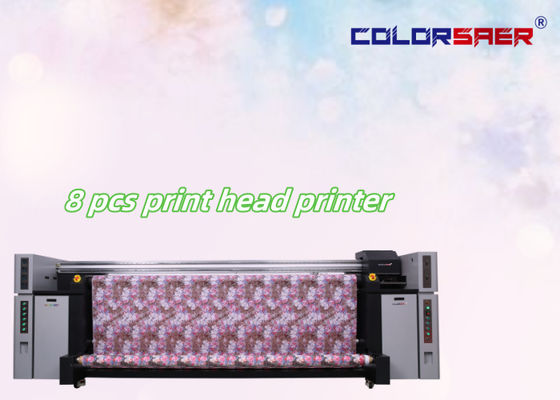 Endüstriyel Dijital Mürekkep Püskürtmeli Tekstil / Kumaş Geniş Format Boya Süblimasyon Plotter
