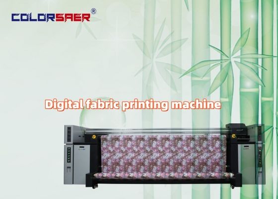 Color SAER Hepsi Bir Arada 8 Adet I3200 Kafa Mürekkep Püskürtmeli Yazıcı Rulo Rulo Kumaş Baskı Makinesi