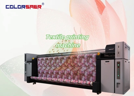 3200mm doğrudan kumaş tekstil yazıcısı ile 8pcs i3200 baskı başı doğrudan polyester yazıcısına
