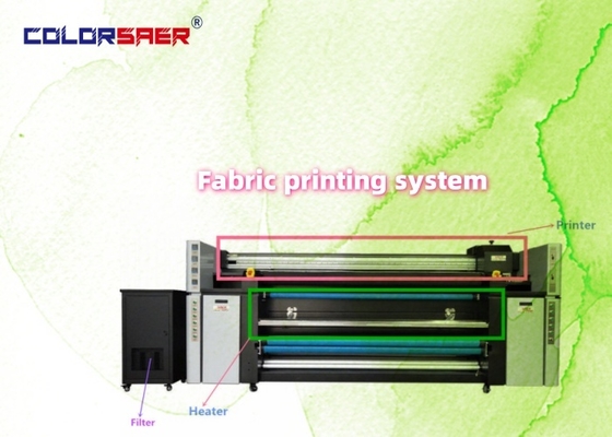 Otomatik Dijital Tekstil Yazıcı 2200mm 3 Epson i3200 Başlı