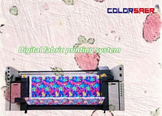 Fiksasyon Ünitesi Isıtıcılı Geniş Format Tekstil Baskı Makinesi Hepsi Bir Arada Plotter Yüksek Hızlı Çok Renkli Dijital Yazıcı