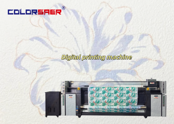 Factory Whole Sale 4pcs / 8pc  I3200 Head Digital Cotton and Polyester Fabric Printer with Sublimation & Pigment ink