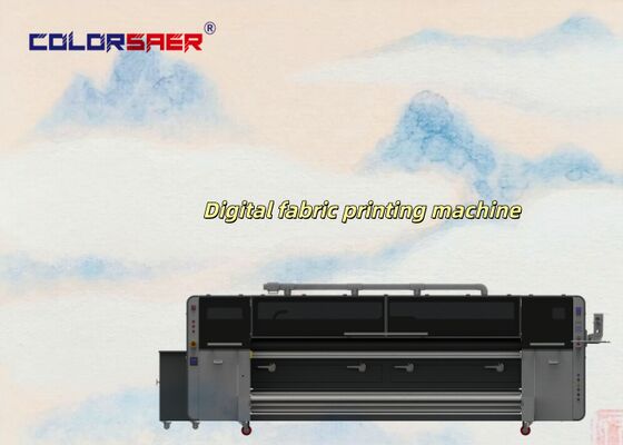 Yüksek Kaliteli 4 & 8 Renkli Geniş Format Tekstil Baskı Sistemi Yüksek Hassasiyetli Mürekkep Atış Kumaş Çizelgesi
