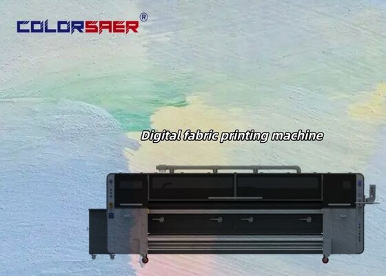SAER Color 4 & 8 pcs I3200A1 Print Head 3.2m All-in-one Reklamcılık Yüksek Renkli Mürekkep Atışı Dijital Bayrak Baskı Makinesi