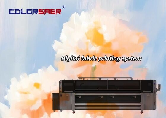 Fabrika fiyatı premium dijital kumaş baskı sistemi ruloya rulo veya doğrudan CMYK & CYMKGRBK ile tekstil plotter