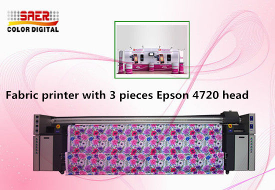 Kumaş için 3 Parça Epson 4720 Kafa Yazıcı Dijital Tekstil Baskı Makinesi