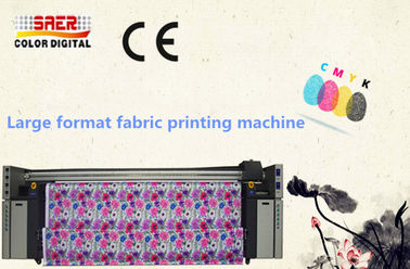 Sürekli Mürekkep Besleme Sublime Kumaş Plotter Çift CMYK Renk Yüksek Verimlilik