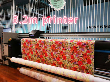 Bir Adım Dijital Tekstil Baskı Makinesi 3.2 Metre Bayraklar Yazıcılar Sabitleme Makinesi