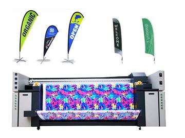 Gerilim 380V Sürekli Mürekkep Püskürtmeli Yazıcı Bayrak Baskı Sistemi 6500W Brüt Güç
