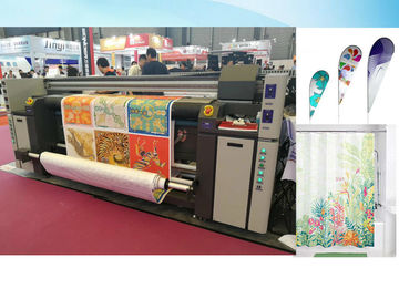 Tüy Bayrak Baskı Makinesi CMYK Banner Kumaş Yazıcı