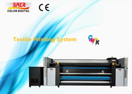 CMYK Renkli 3 Parça Kafa Süblimasyon Kumaş Plotter