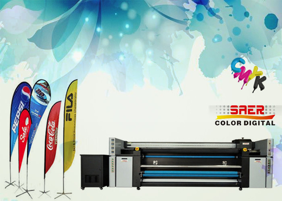 Geniş Format Pamuklu Tekstil Baskı Makinesi CMYK Direkt Tekstil Yazıcısı