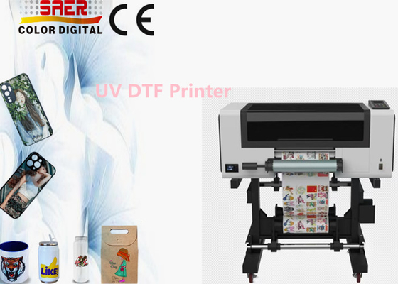 UV DTF Printer All In One Transfer Film UV Printing Machine With 3 Pcs Head