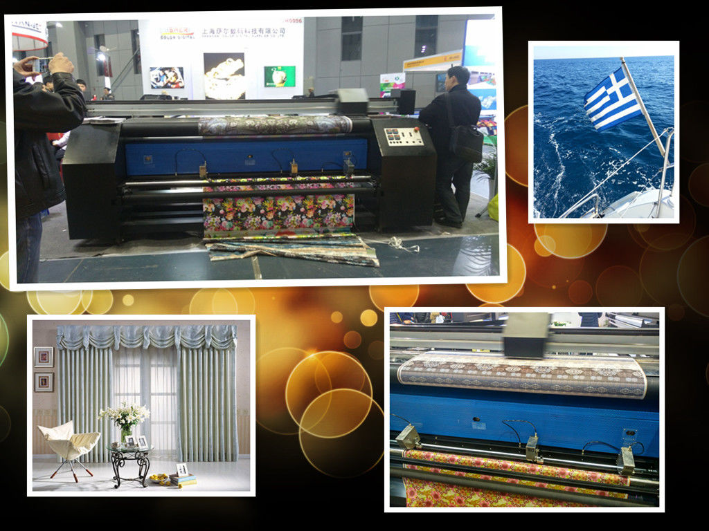 Inkjet Type 1440dpi High Speed Epson Head Printer 3 Inch Roll Diameter