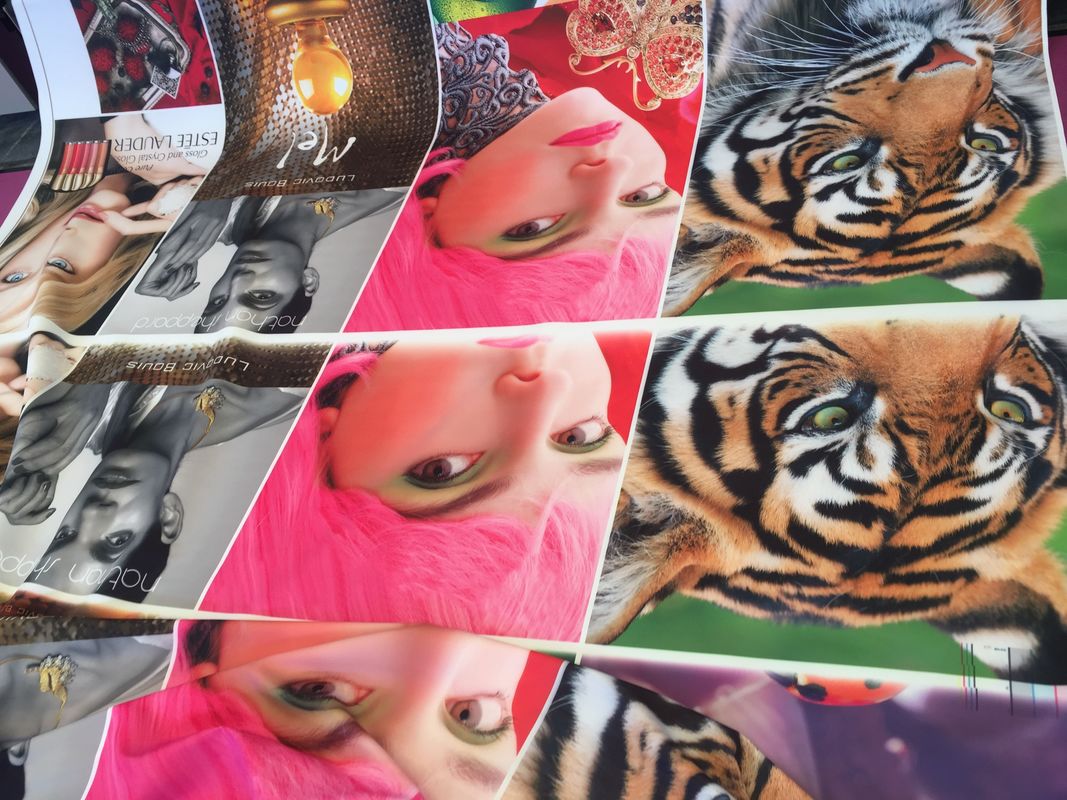 100% Polyester Digital Printing Fabric Plain Style 75D * 75D Yarn Count For Curtain