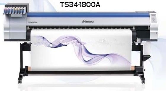 Mimaki TS34-1800 Digital Textile Machine For Roll Up Fabric Printing , Flag Printing Machine
