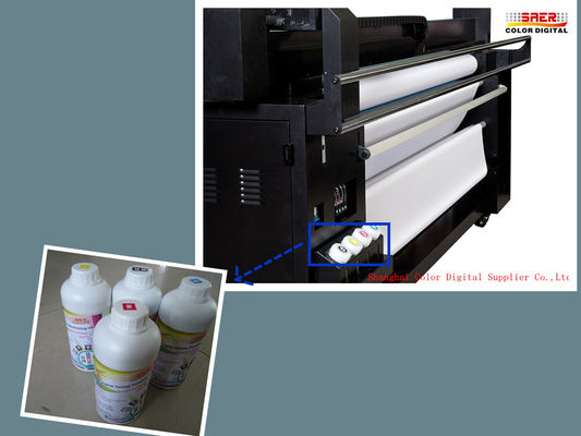 Çift Dört Renkli Ayna Kumaş Baskı Makinesi 380V Rulo