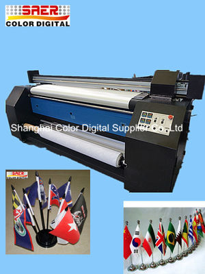 İki DX7 Baskı Kafası ile 2.2m Dijital Kumaş Plotter Mürekkep Püskürtmeli Süblimasyon Plotter