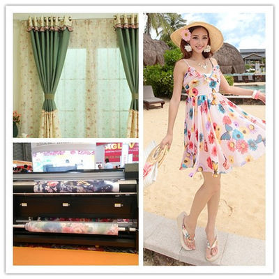 Büyük Formatlı Kumaş Plotter 1400dpi Tekstil Dijital Baskı Makineleri