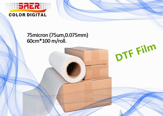 DTF Dijital Mürekkep Püskürtmeli Yazıcı için Şangay Tedarikçisi PET Baskı Filmi